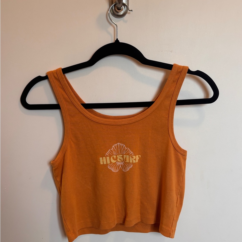 Hi Couture Orange Crop Top